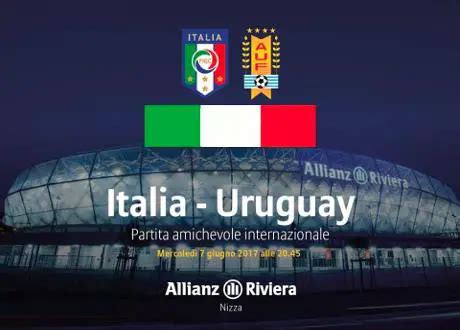 italia vs uruguay amistoso 2017